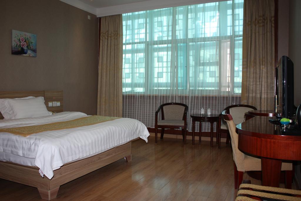 Qingdao Hongyun Jiahe Business Hotel Exteriör bild