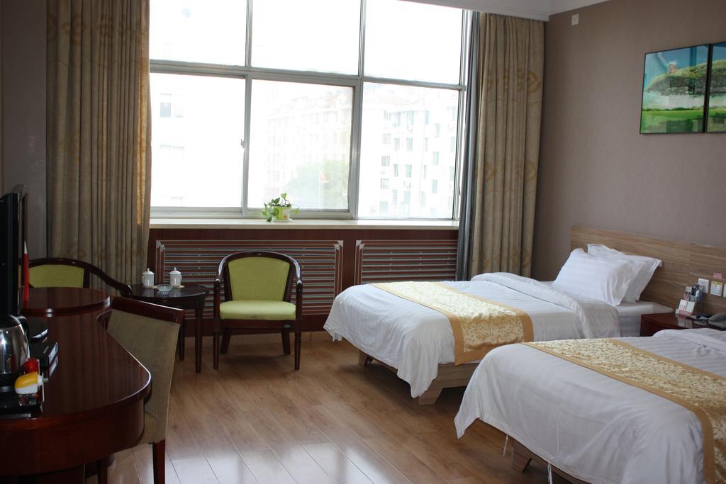Qingdao Hongyun Jiahe Business Hotel Exteriör bild