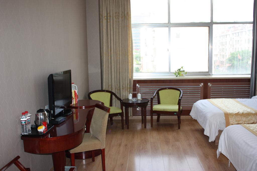 Qingdao Hongyun Jiahe Business Hotel Exteriör bild