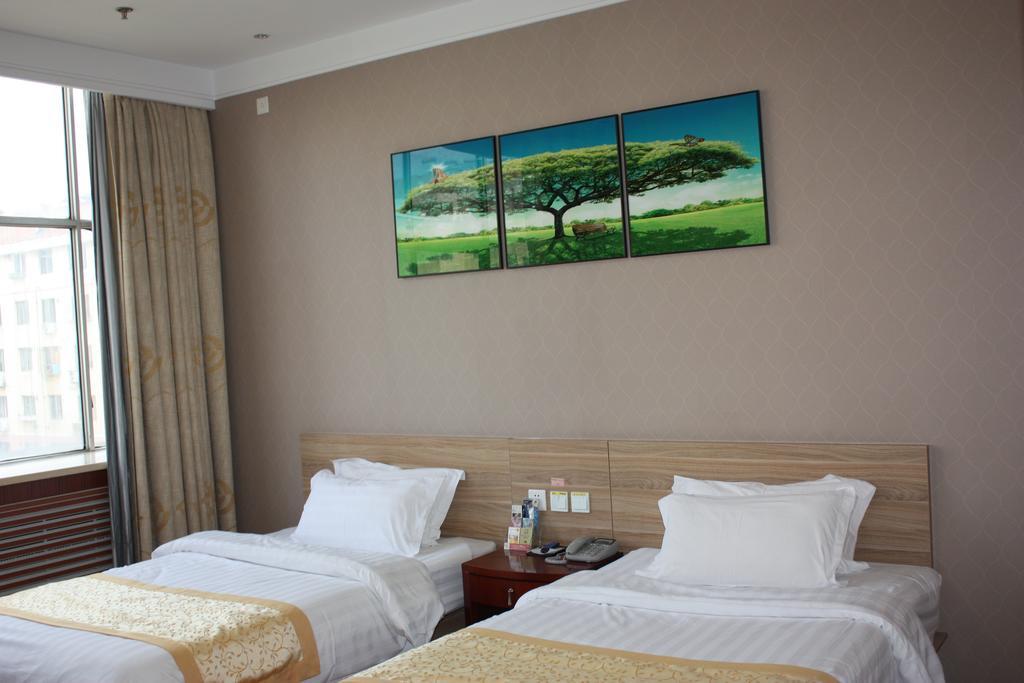 Qingdao Hongyun Jiahe Business Hotel Exteriör bild