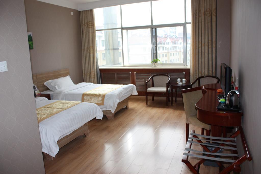 Qingdao Hongyun Jiahe Business Hotel Exteriör bild